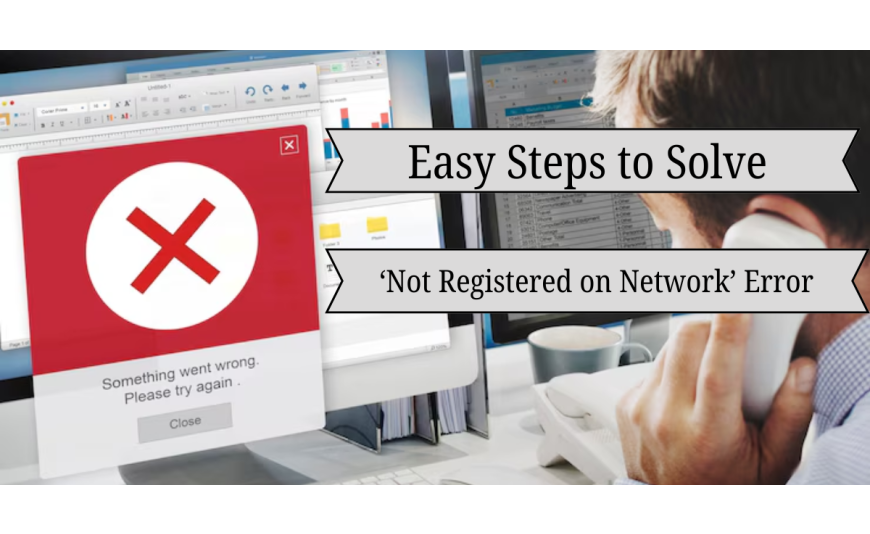 Easy Steps to Solve ‘Not Registered on Network’ Error